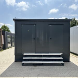 Contentor Sanitário Duplo 4,00 x 2,00 m com Duches e Depósito de Águas Residuais