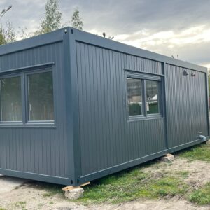 Contentor Habitacional Premium 8,00 x 2,90 m com Cozinha, WC e Duche