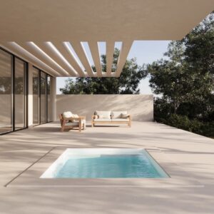 Piscina Compacta 24 – Mini Piscina Plana para Terraços