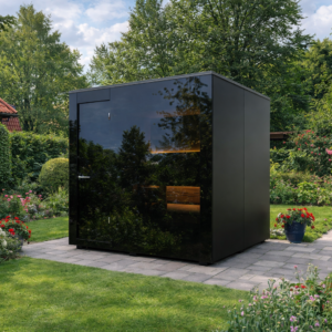 Gartensauna Panorama Two – Große Familiensauna 6 Personen