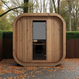 Gartensauna Cube L – Thermoholz für bis zu 4 Personen